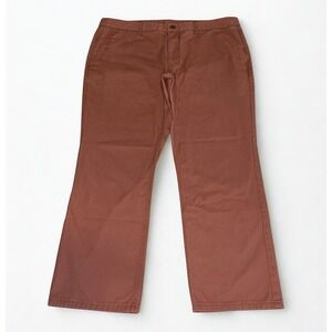 Bonobos Chino Pants‎ Mens 40x32 Withered Rose Rust Clay Straight Leg Flat Front